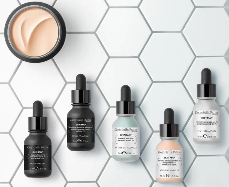 Персонализированная линия для каждой области лица Карта Кожи SKIN MAP — DIEGO DALLA PALMA